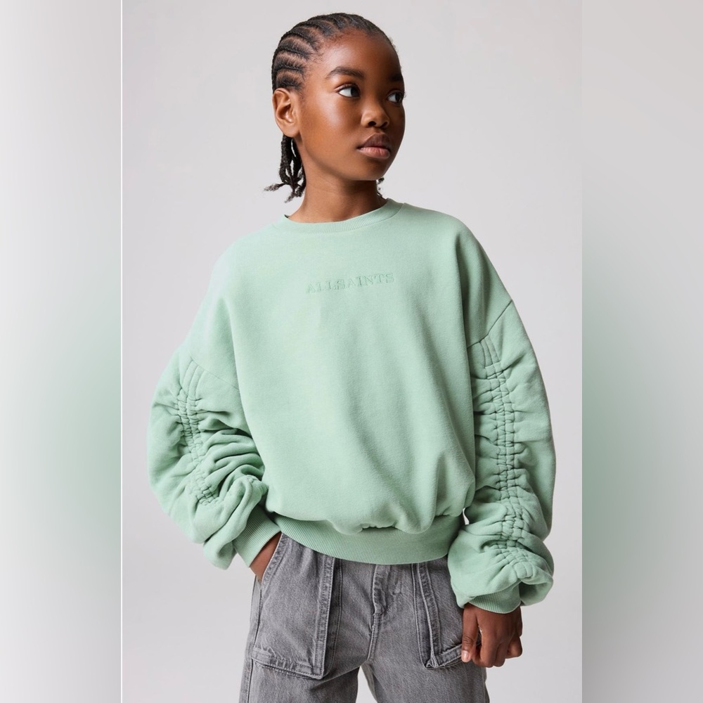 Like New All Saints Ruched Kids Sweater